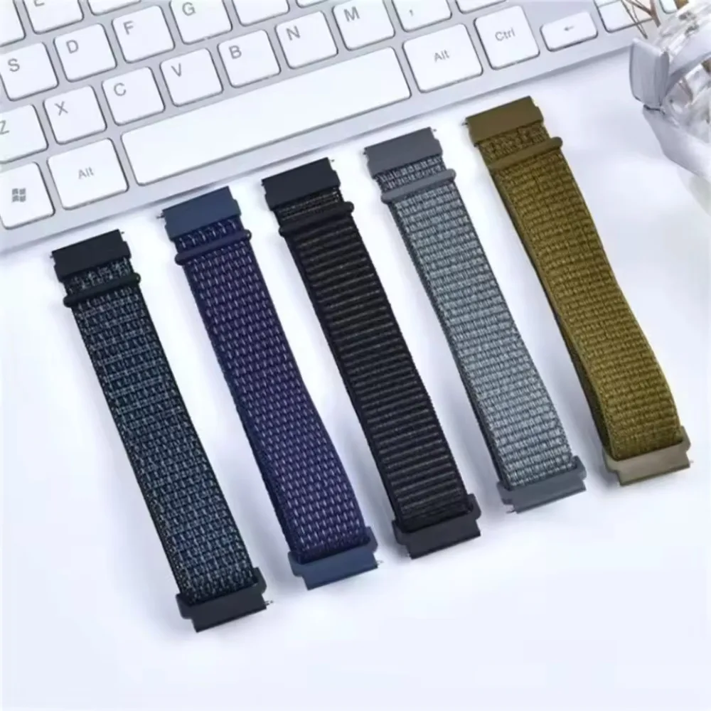 Nylon Loop Strap - 22mm/20mm Flag Style Fashion Band
