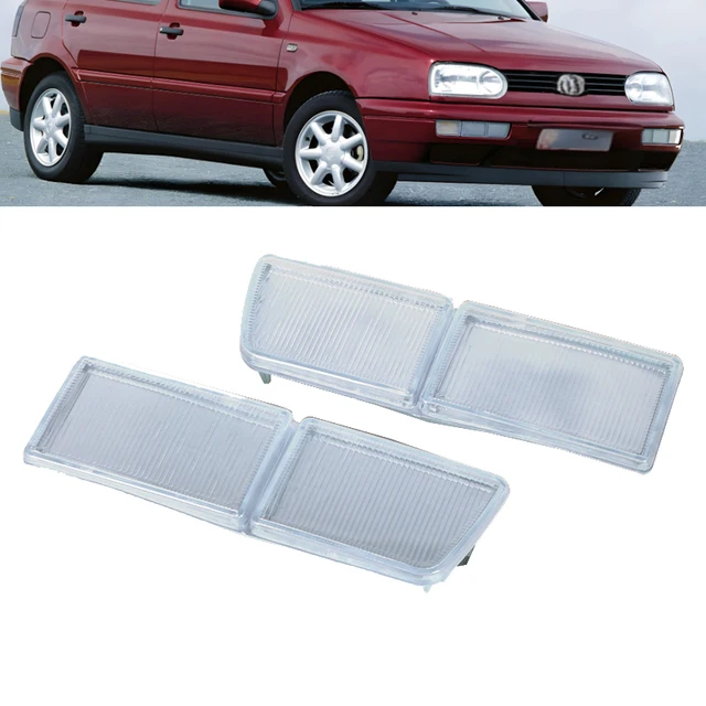 2pcs Front Bumper Reflector For VW Golf MK3 Jetta MK3 Vento 1992 1993 1994-1999 1H0941777 1H0941778 Light Fog Light Cover Grille