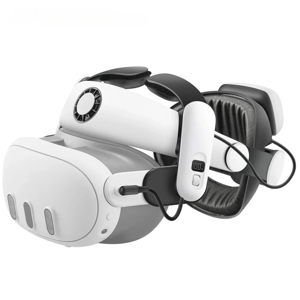 BOVR S3 Pro Super Strap VR Accessories Compatible with Meta Quest 3S Head Air Conditioning Hot-swappable Battery Pack vr accessories