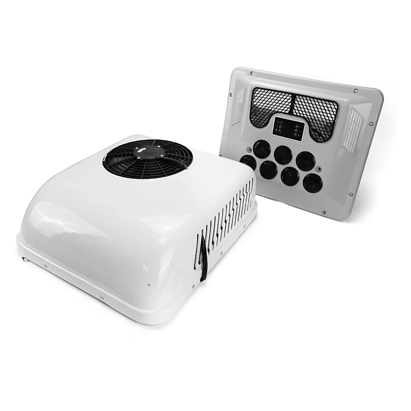 범용 주차 자동차 전기 에어컨, RV 캠핑 트럭, 모터홈, 캐러밴 트랙터용, 12/24 볼트 지붕