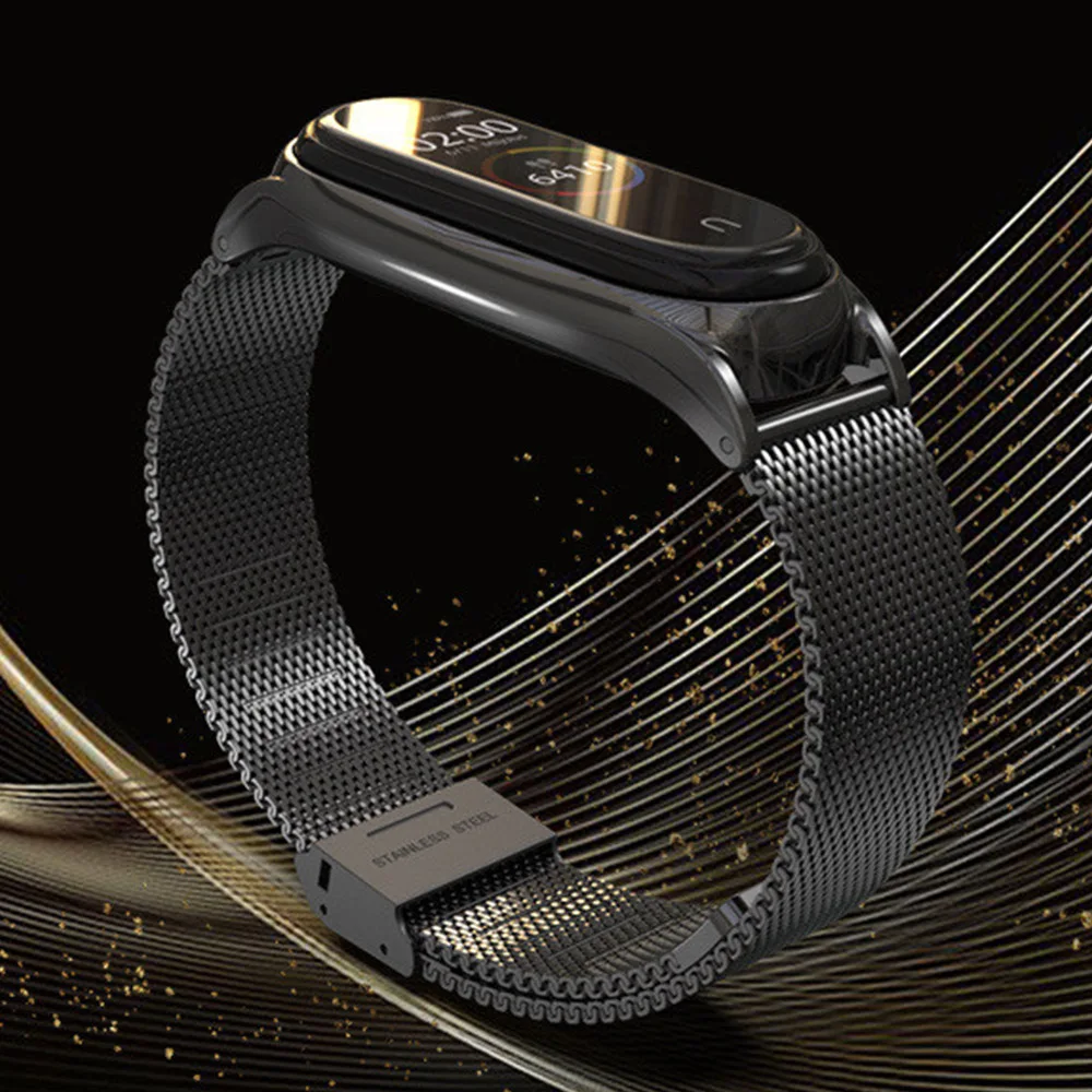 Smart Watch Strap For Xiaomi Mi Band Watchbands Gold