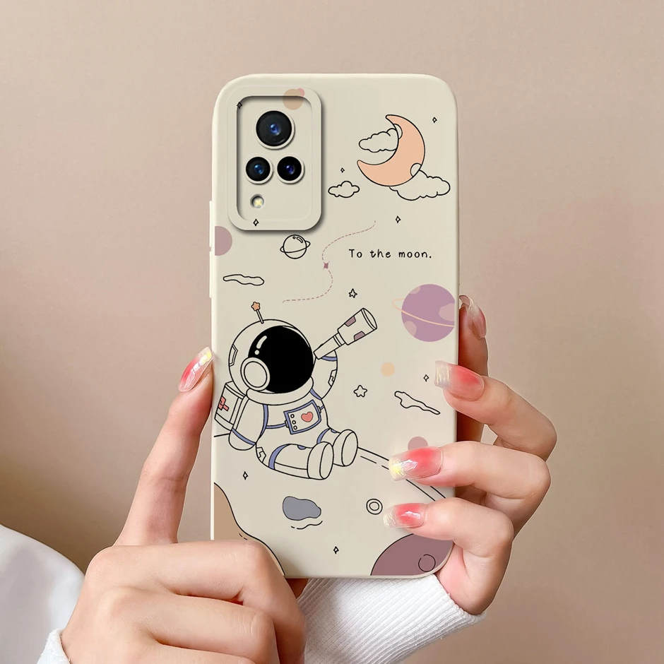 Cute Cartoon High-Quality Liquid Silicone Phone Case - New Design