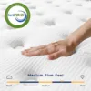 Vesgantti California King Mattress 10 Inch Innerspring Multilayer Hybrid Cal King Size- Ergonomic Design with Memory Foam 5