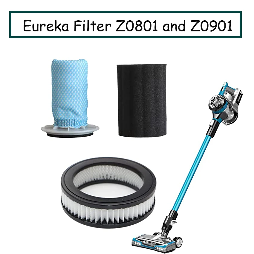 Eureka Foam Filter Z0801 and Post Filter Z0901 for NEC222 HyperClean