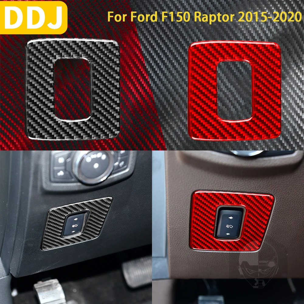 

For Ford F150 Raptor 2015-2020 Accessories Carbon Fiber Interior Throttle Brake Adjustment Trim Sticker Modification Decoration