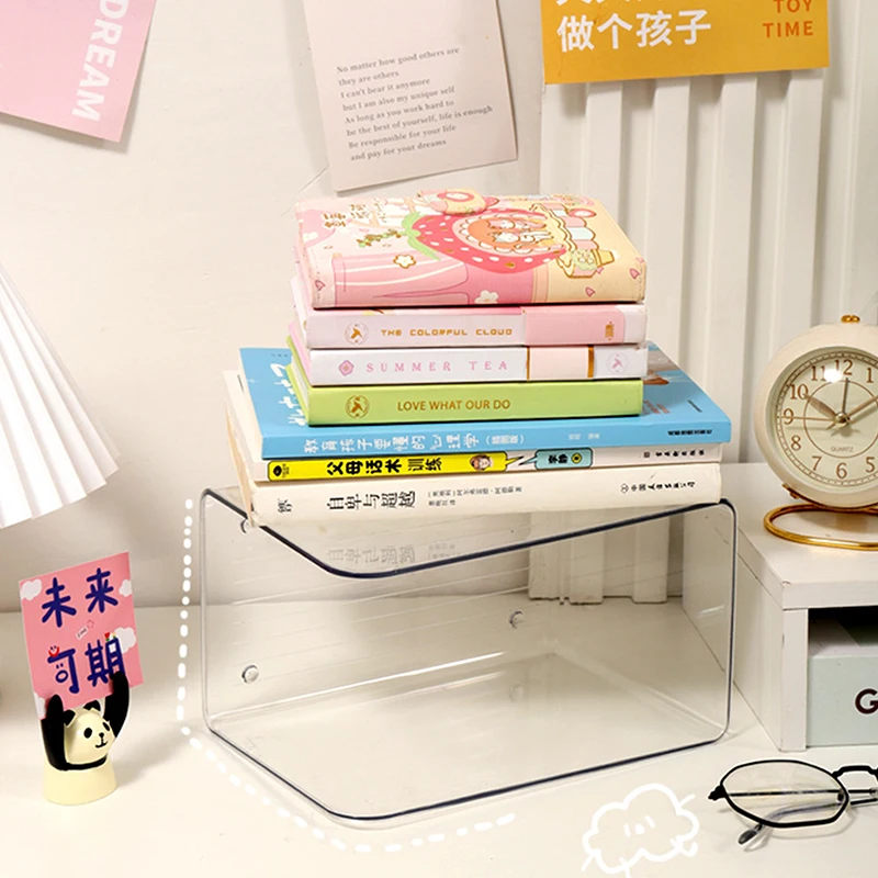 Magazine File Holder Desk Organizer Clear Acrylic Vertical File Organizer 2- Pack | UK