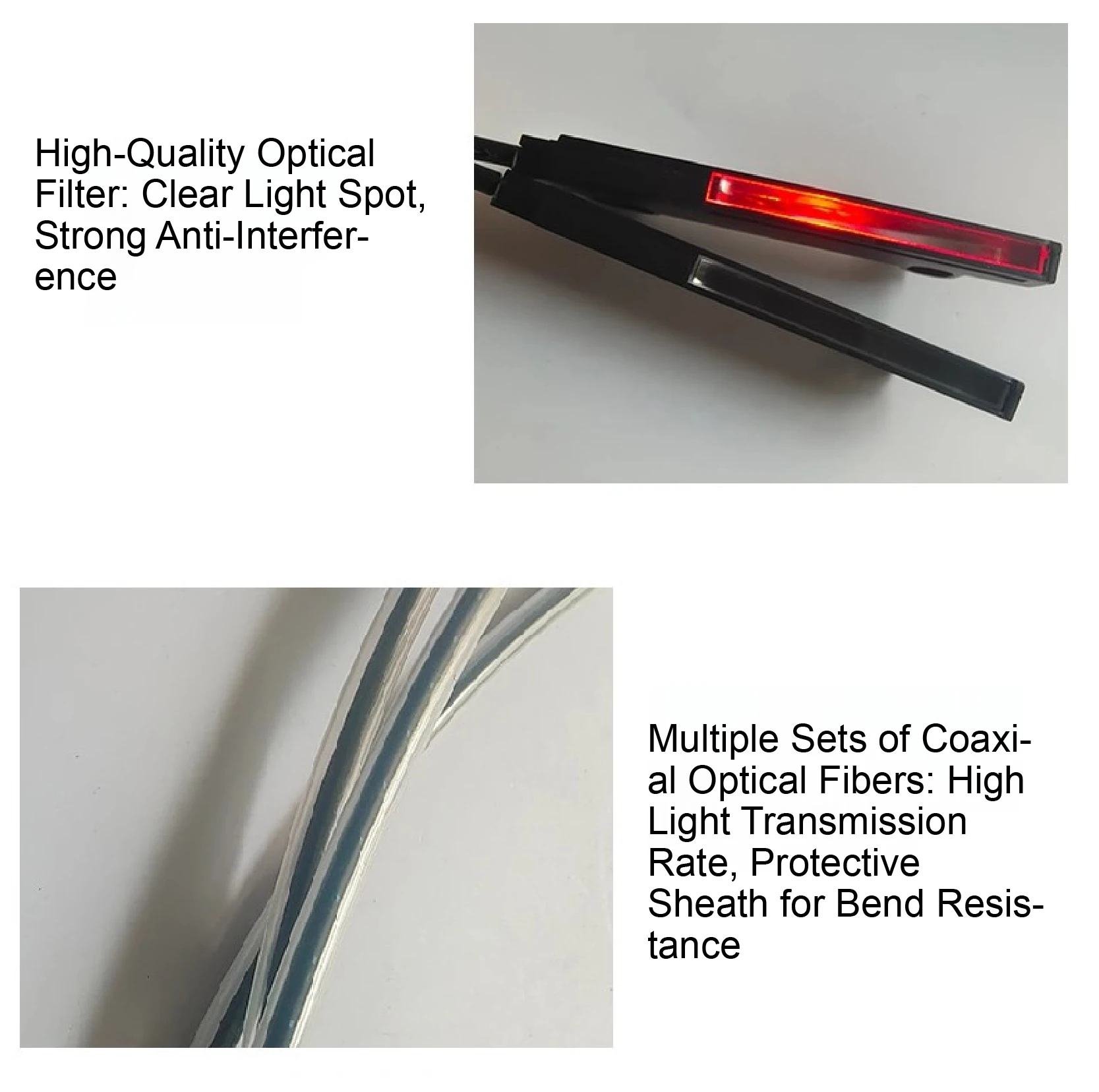 61MV LTE11LTE Fiber Optic Sensor Analog Web Edge Guide 4-20mA 0-5V NPN DC12-24V