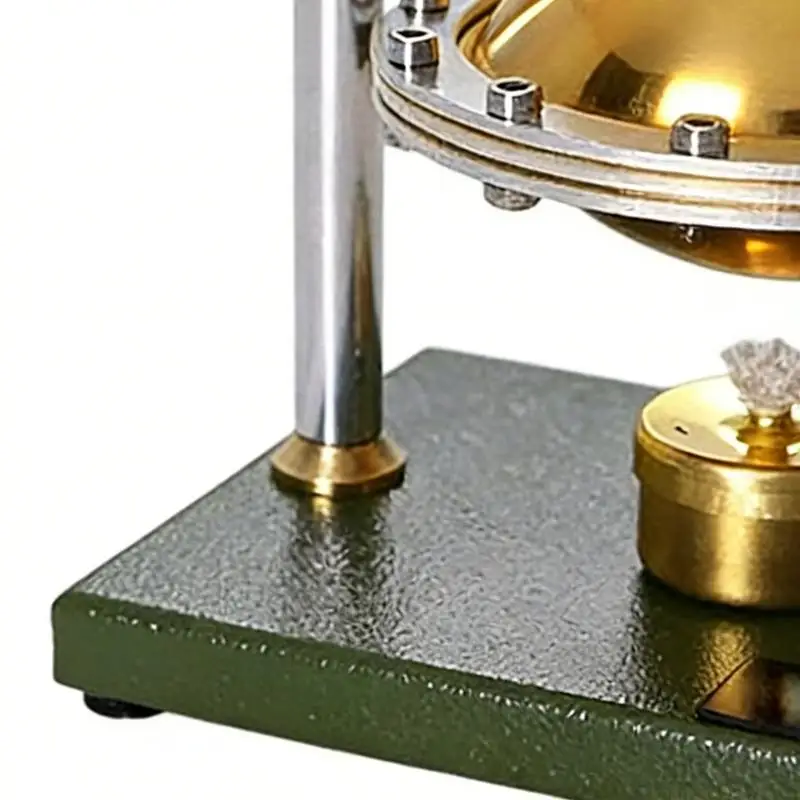 조립 증기 엔진 비행 접시 모델 금속 증기 엔진 모델 물리학 교실 시연을위한 교육 보조