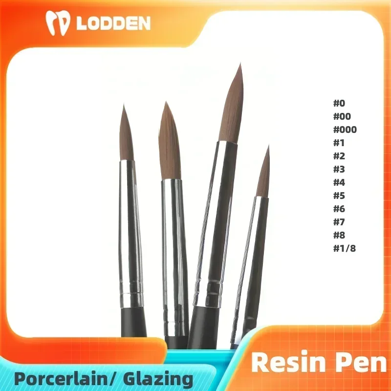 1pcs Dental Resin Brush Porcelain Pen Dental Shaping Silicone Adhesive Composite Porcelain Teeth Dentist Tools Lab Tool