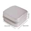 Travel Jewelry Case Jewelry Organizer Box with Two Layer Portable Small Jewelry Storage Case Accessories Holder/Pink 6