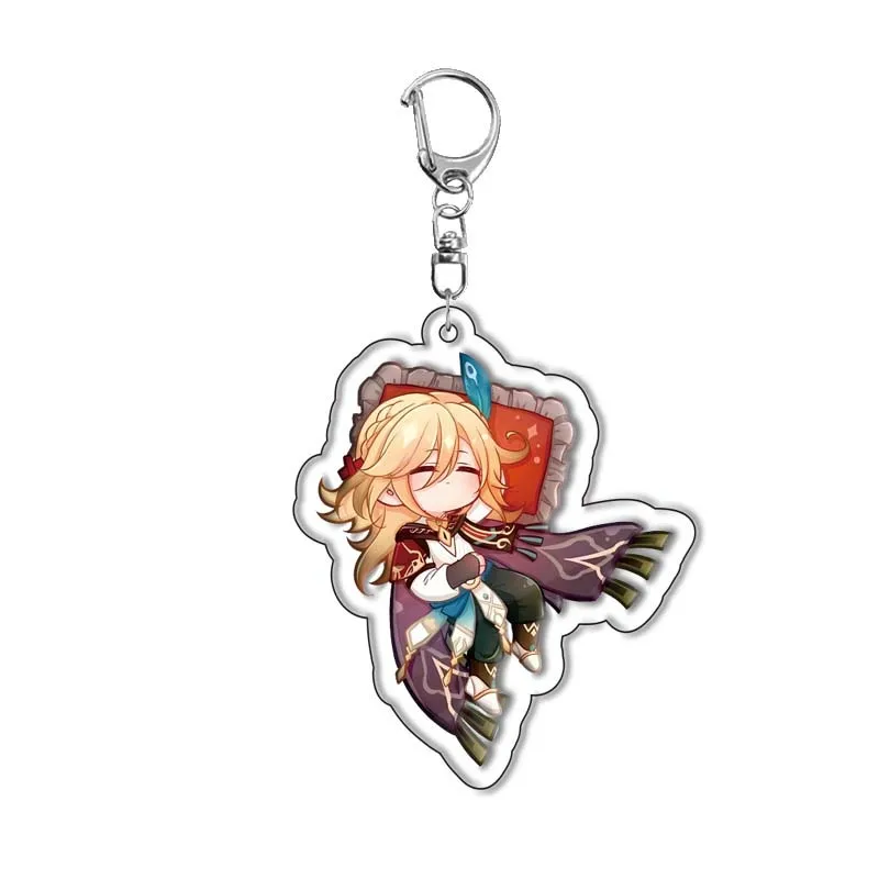 Anime Spiel Genshin Impact Kaveh Kirara Wanderer Arzt Fatui Dottore Schlüssel bund Cosplay Acryl Schlüssel ring – Detail 7