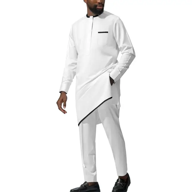 Seyi Long Sleeve Dashiki Outfit - Image 5