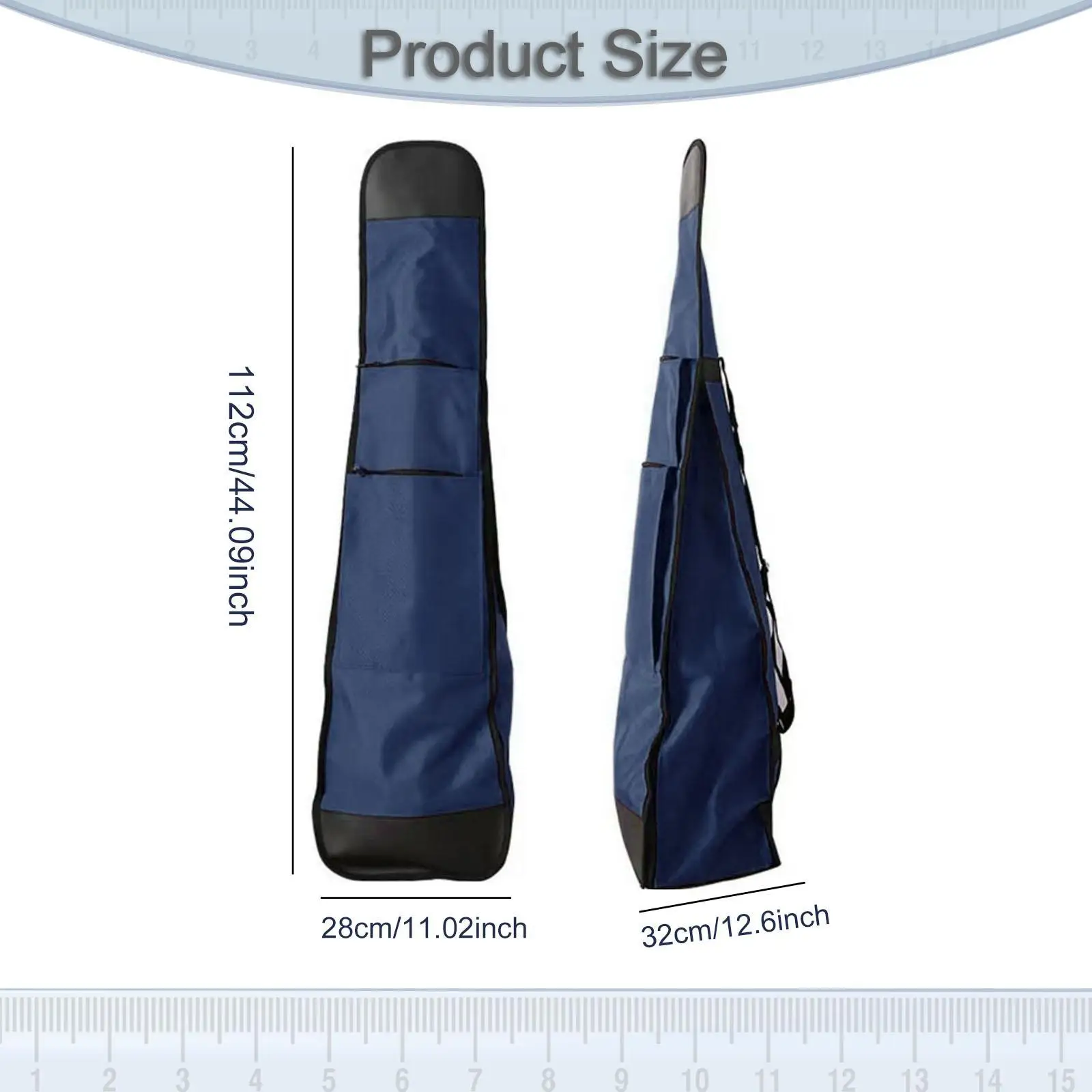 Fencing Bag Adjustable Shoulder Strap with Pockets 1680D Oxford Cloth Reliable Sports Accessory Fencing Gear Storage Bag