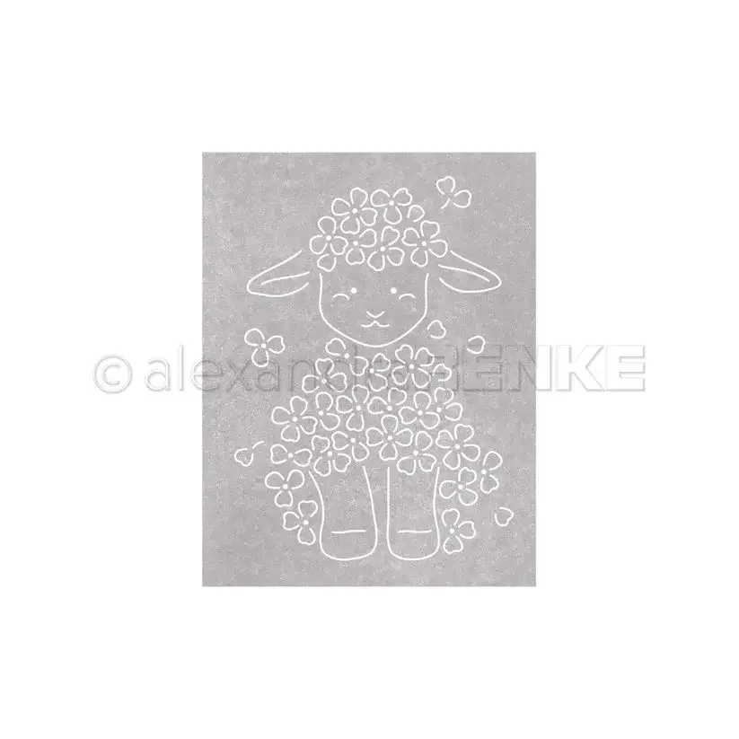 Mmao Craft Metall-Stanzformen, Stanzformen für Blumen, Schafe, Dekoration, Scrapbook, Papierhandwerk, Messerform, Klingenschablone, Stanzschablonen – Detail 4
