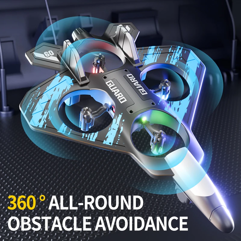 원격 조종 항공기 EPP 폼 스턴트 글라이더 LED 발광 전투기 모델 낙하 방지 전동 장난감 소년 생일 선물