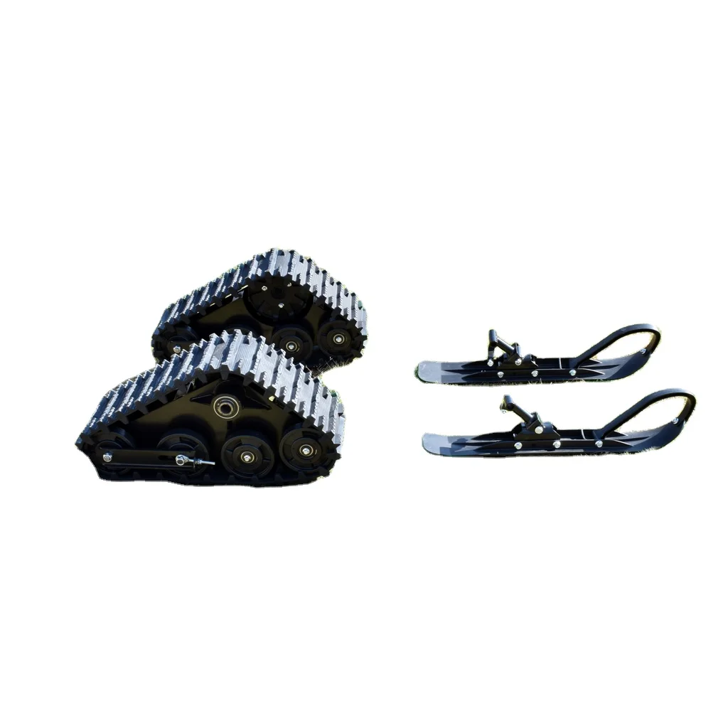 

Sand Snowmobile Tracks with sled Rear wheel assembly