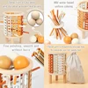 Kids Balance Tower Pick Up Wooden Sticks Social Board Game Logic Thinking Challenge Brain Game Math Count Intellectual Toy Gift 5