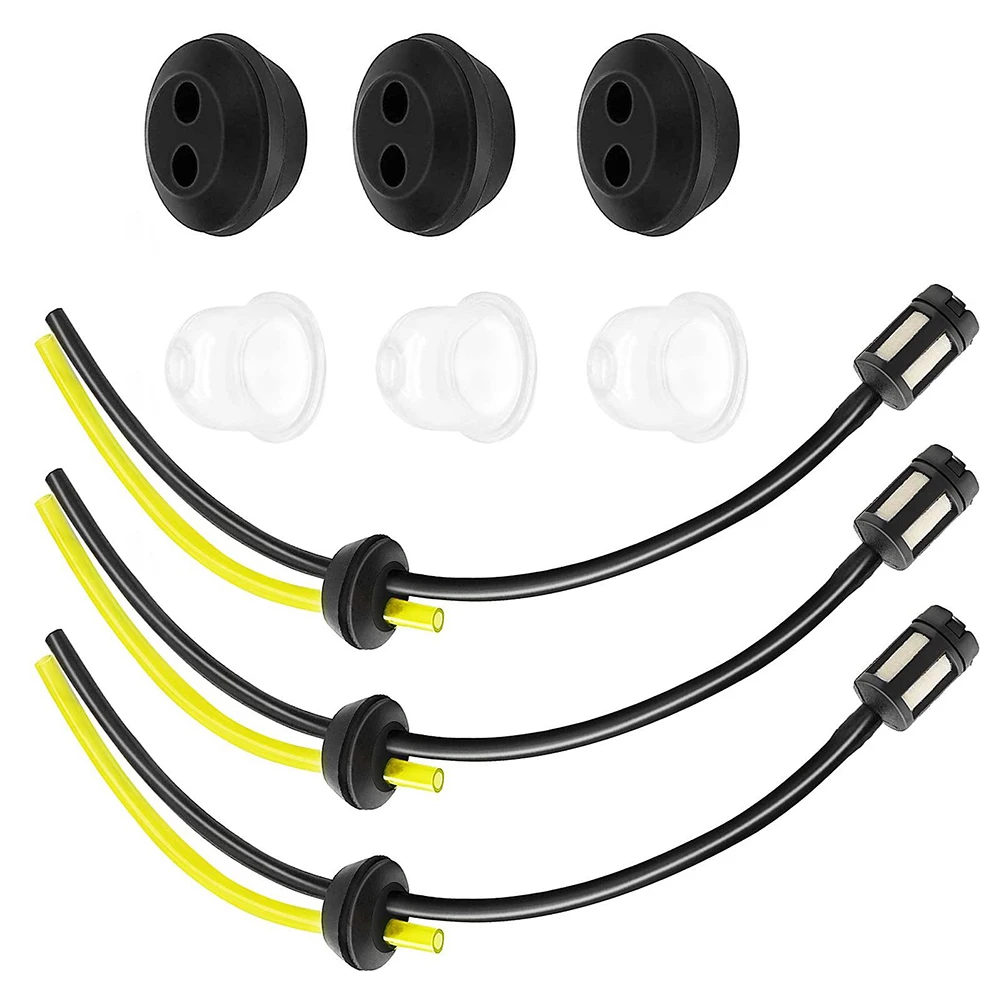 Grass Trimmer Filter Kit 3 Set for Brush Cutter Strimmer Lawn Mower