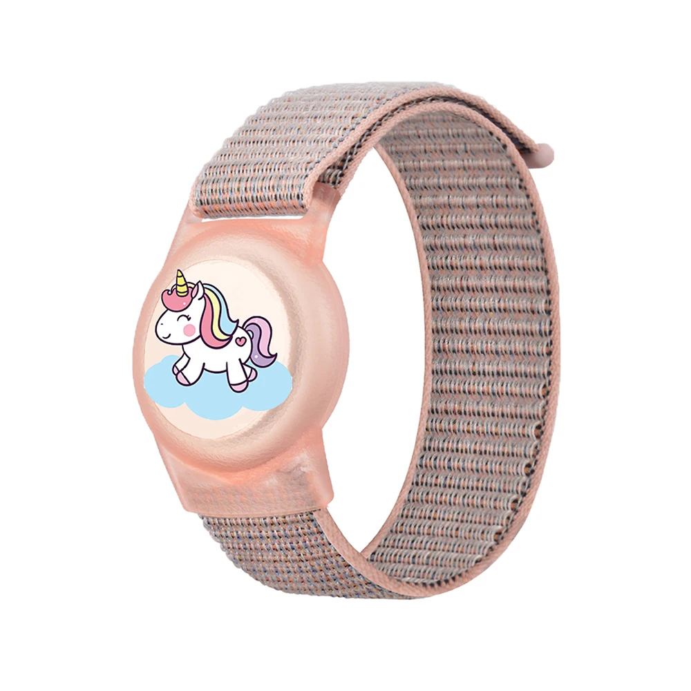 Kids' Adjustable Anti-Loss Nylon Wristband with Protective Bracelet Case