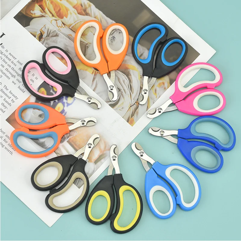Pet Nail Scissors Half Moon Nail Scissors Suitable For Cats And Dogs And Other Small Pet Care Stainless Steel Durable