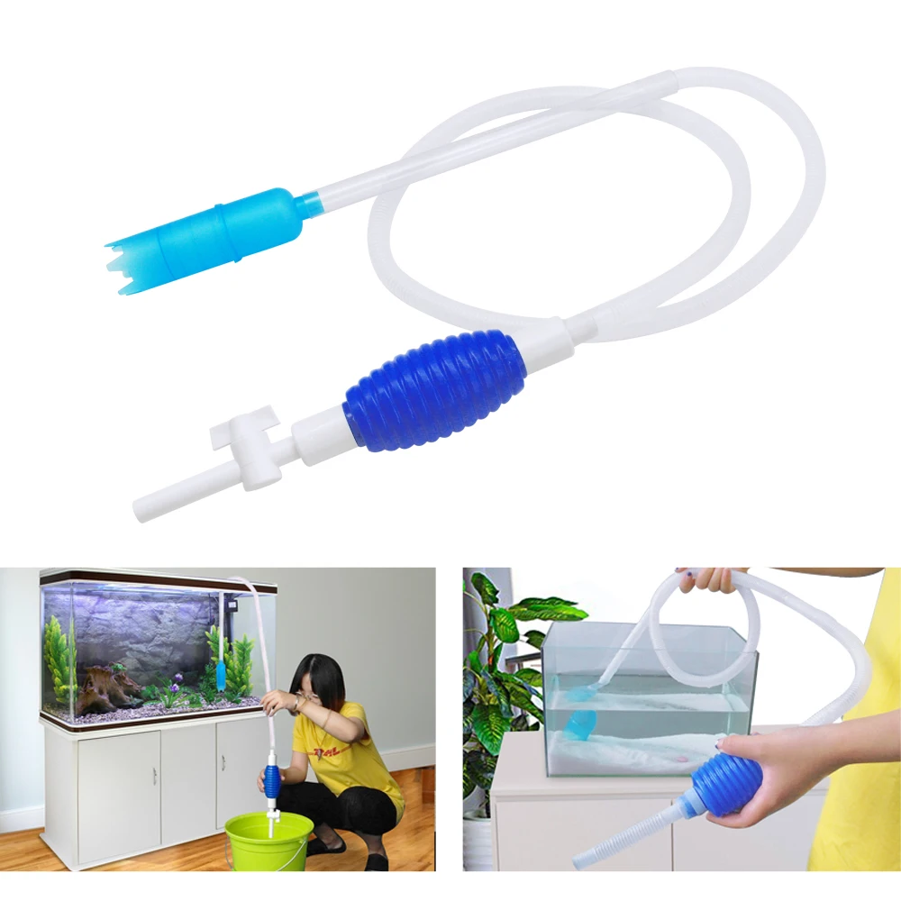 

Aquarium Filter, Fish Tank Cleaner, Vacuum Gravel Siphon Pump, Water Pump Rake, Aquarium Cleaning Tools S L