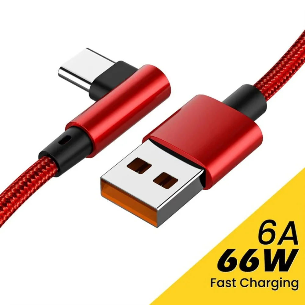 ตัวเลือกสินค้า สายชาร์จ USB Type-C หงาย 90 องศา ชาร์จเร็ว คุณภาพสูง ใช้งานง่าย