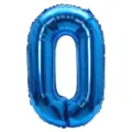 Blue number 0