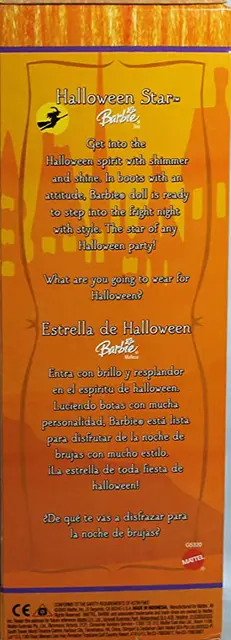 Barbie 12 Inch G5320 Halloween Star Doll with Magic Hat Limited Edition Collection Model Figure Kid Girls Holiday Gift Toy Set 3