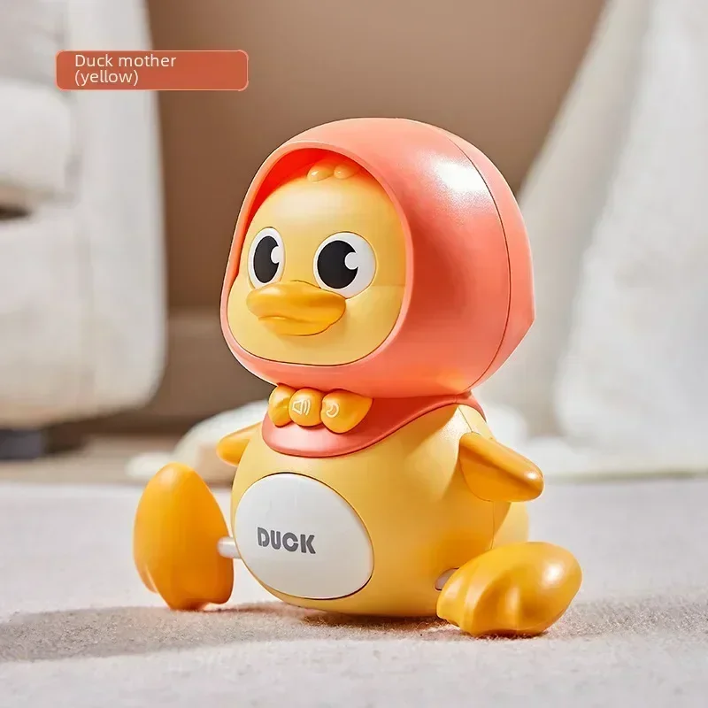 Wobbling Duck Mom Soothing Electric Crawling Magnetic Attraction Baby Practice Toy Kids Electronic Toys Electronic Pets Тамагочи 4