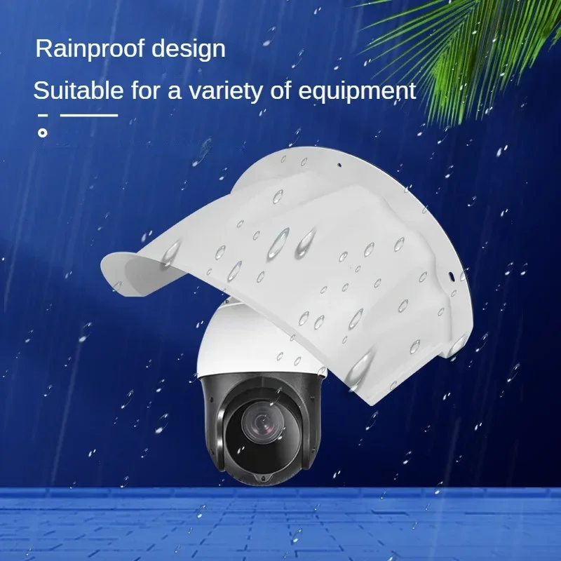 Universal Sunshade Rainshade Camera Cover Shield for Outdoor Monitoring Rain Cover Sunscreen Rainproof Dustproof