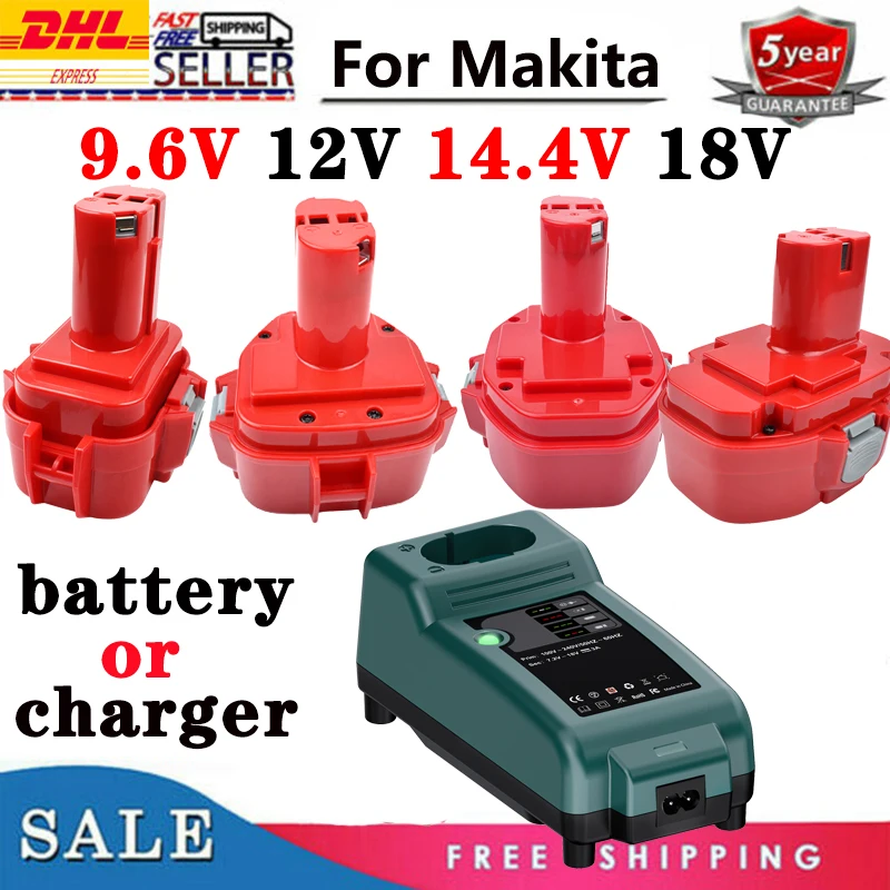 For Makita 9.6V Battery Replacement