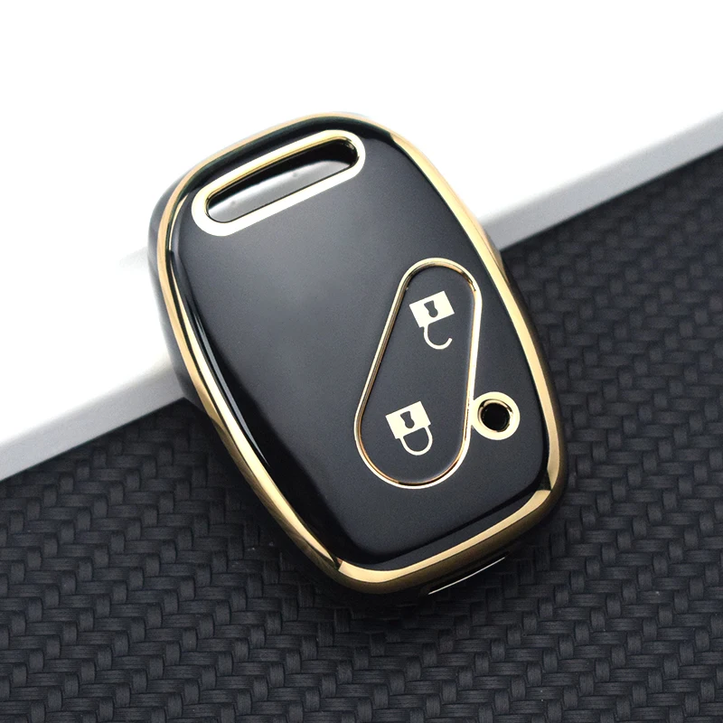 Custodia Portachiavi In TPU Per Honda – Cover Completa Con Bracciale E Anello – Adatta A Civic, Accord, CRV, Pilot (Modelli 2015-2022), Bianca