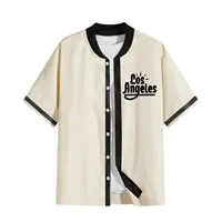 Fashion Shirts For Men 2023 New Summer Shirts Blouses For Men Loose Baseball Collar Button Front Shirt Casual Shirt Jacket 패션 - Image 6