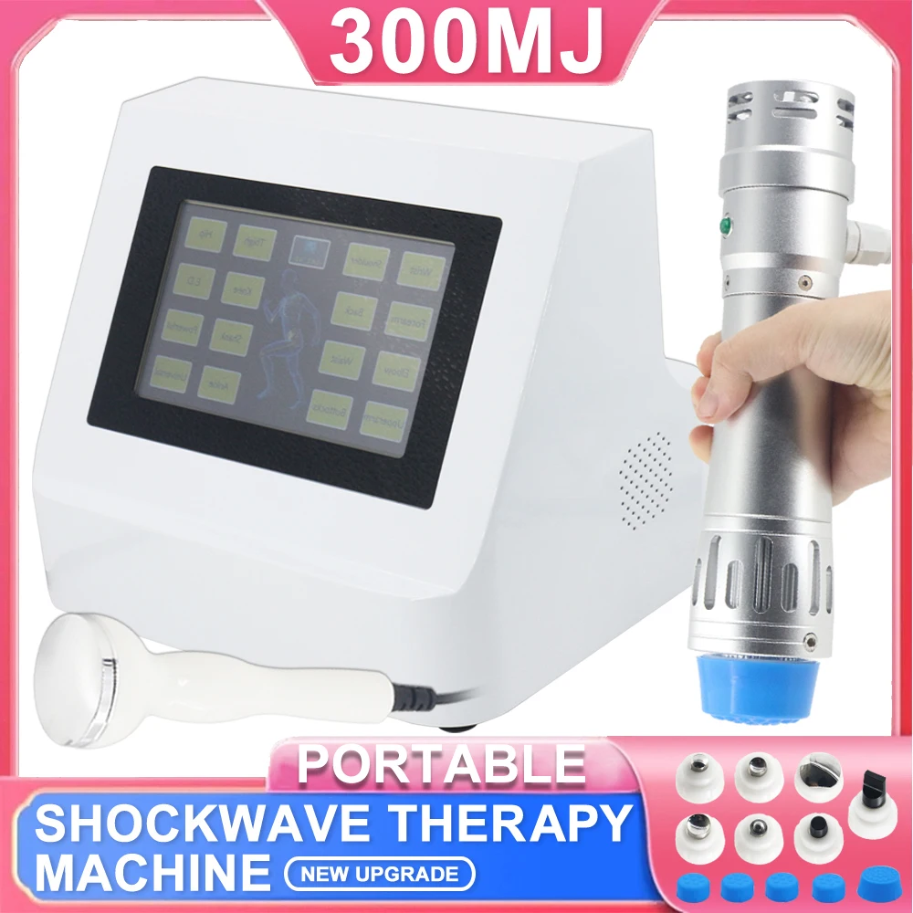 

Аппарат для ударно-волновой терапии 300mj, массажер для расслабления мышц и облегчения боли, профессиональный инструмент для ударно-волновой терапии для домашнего использования