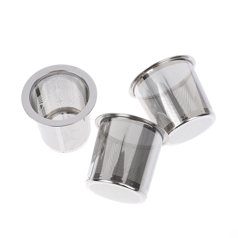 1pc 6.7/7/7.2cm Stainless Steel Tea Leak Mesh Tea Infuser Strainer Leaf Filter Leaks Sieve Metal