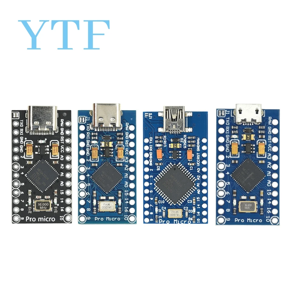 Microcontrolador Arduino Pro Mini Placa Arduino Con USB Tipo-C Y ATMEGA32U4 - 5V 16MHz, Reemplaza Pro Mini, Hecho En China Gemini PDA