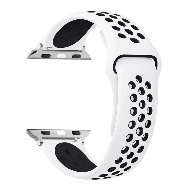 Breathable Silicone Sports Watch Strap