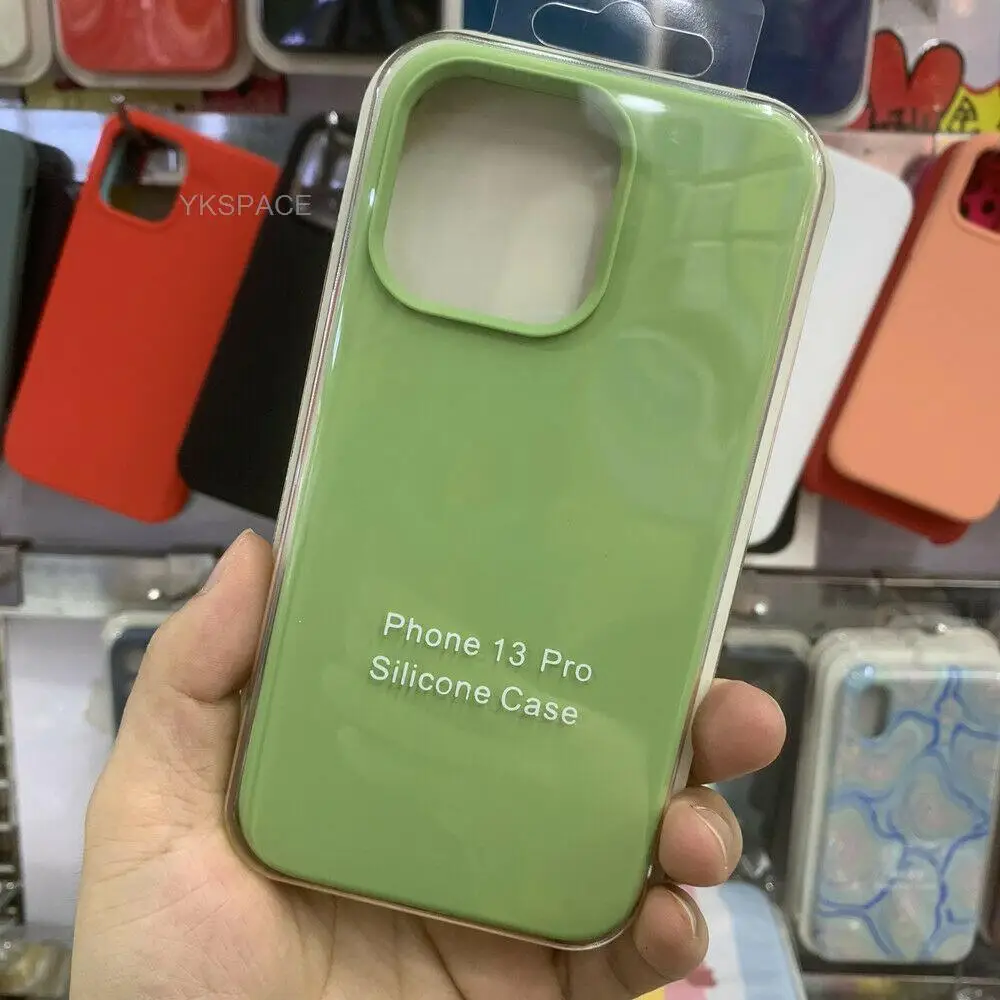 Luxury Candy Color Liquid Silicone Soft Matte Phone Case