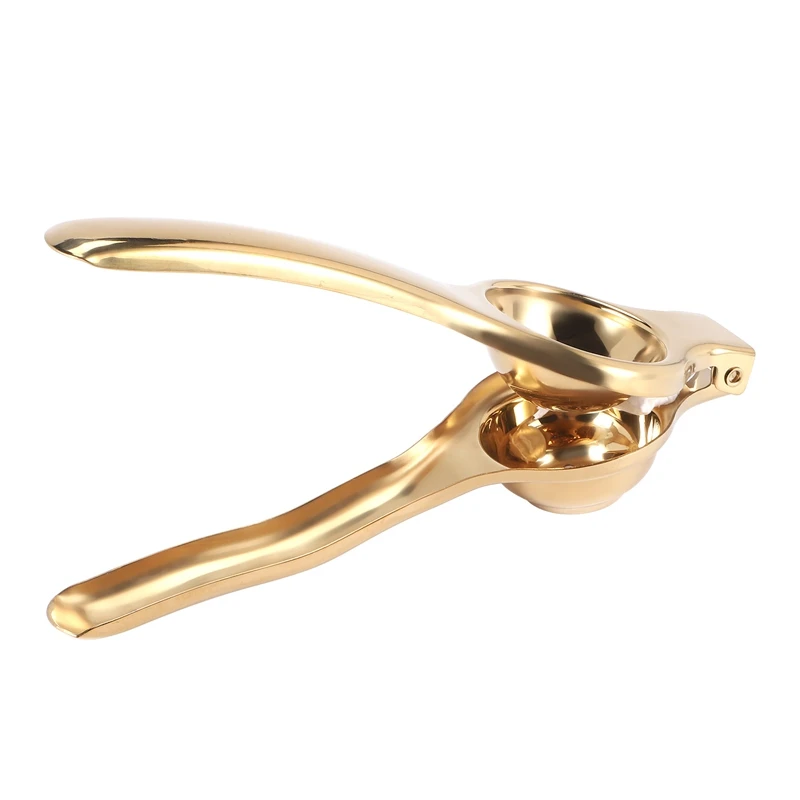 

Ручная соковыжималка для лимона, Соковыжималка из нержавеющей стали с ручкой для цитрусовых, соковыжималка для лайма, инструмент, золото