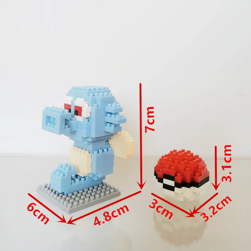 75 Stile Pokémon Bausteine Montage Anime Pikachu Glurak Schigerausche Bisasam Gengar Figuren Spielzeug für Kinder Geschenk – Detail 34