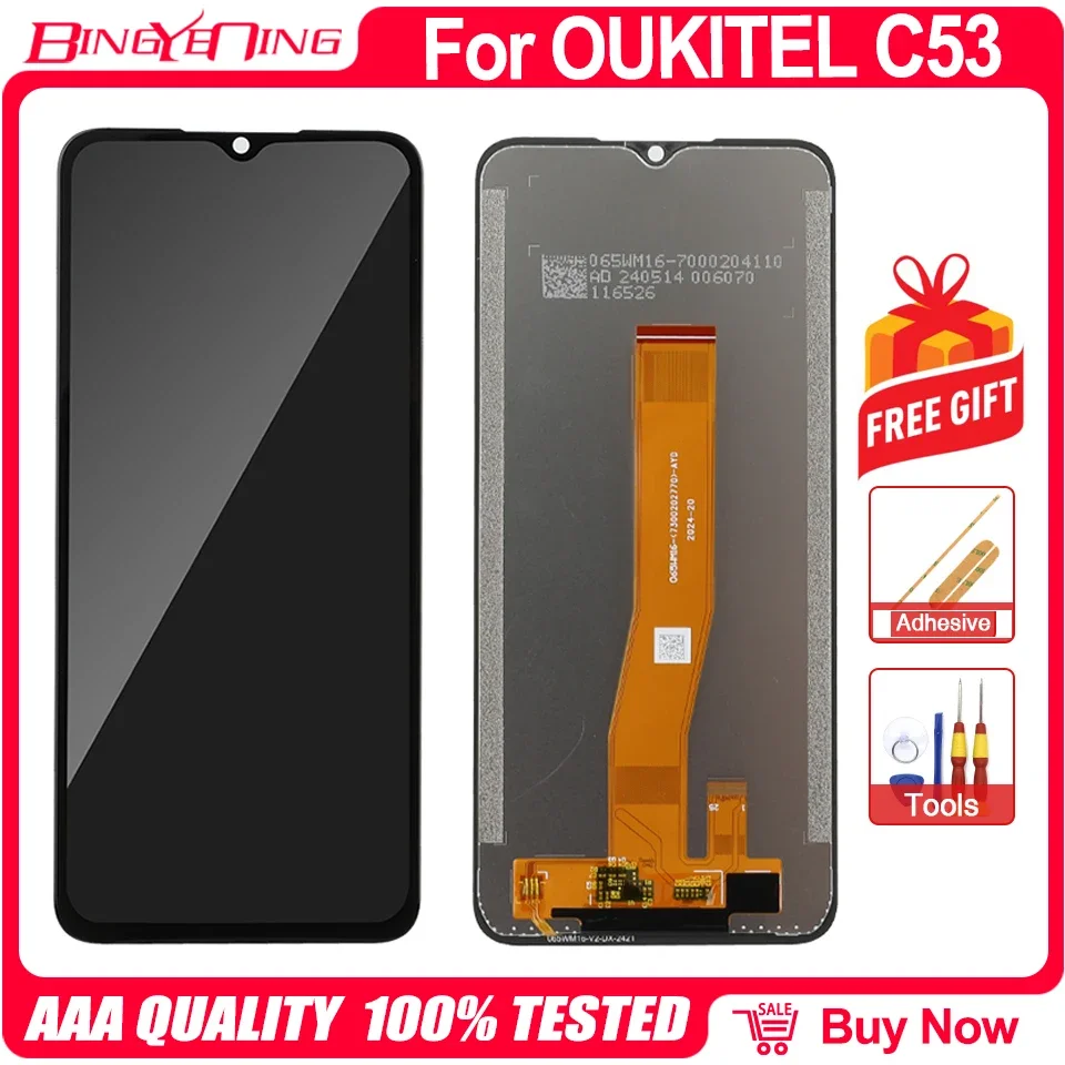 Original For 6.8 Inch Oukitel C50 C53 LCD&Touch Screen