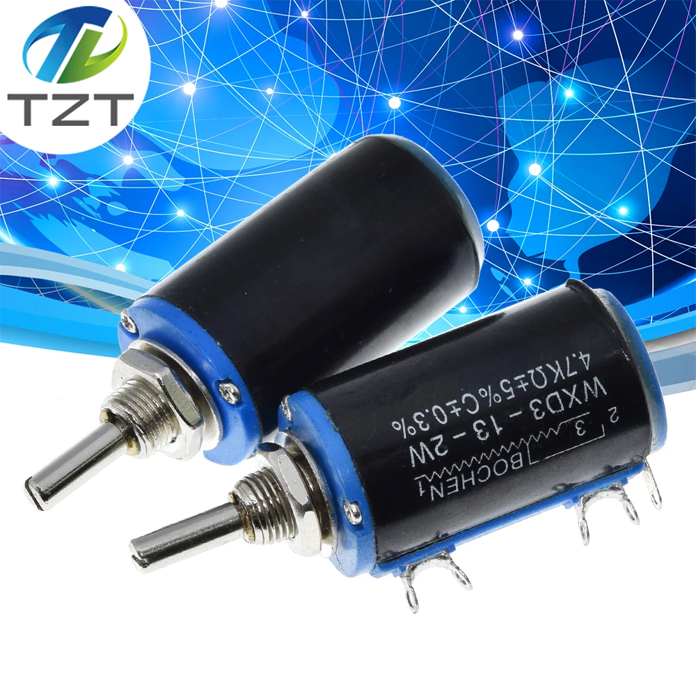 Multiturn Potentiometer WXD3-13-2W 10K 100/220/470/680 ohm 1K 2.2K 4.7K 5.6K 6.8K 47K 100K rotary switch