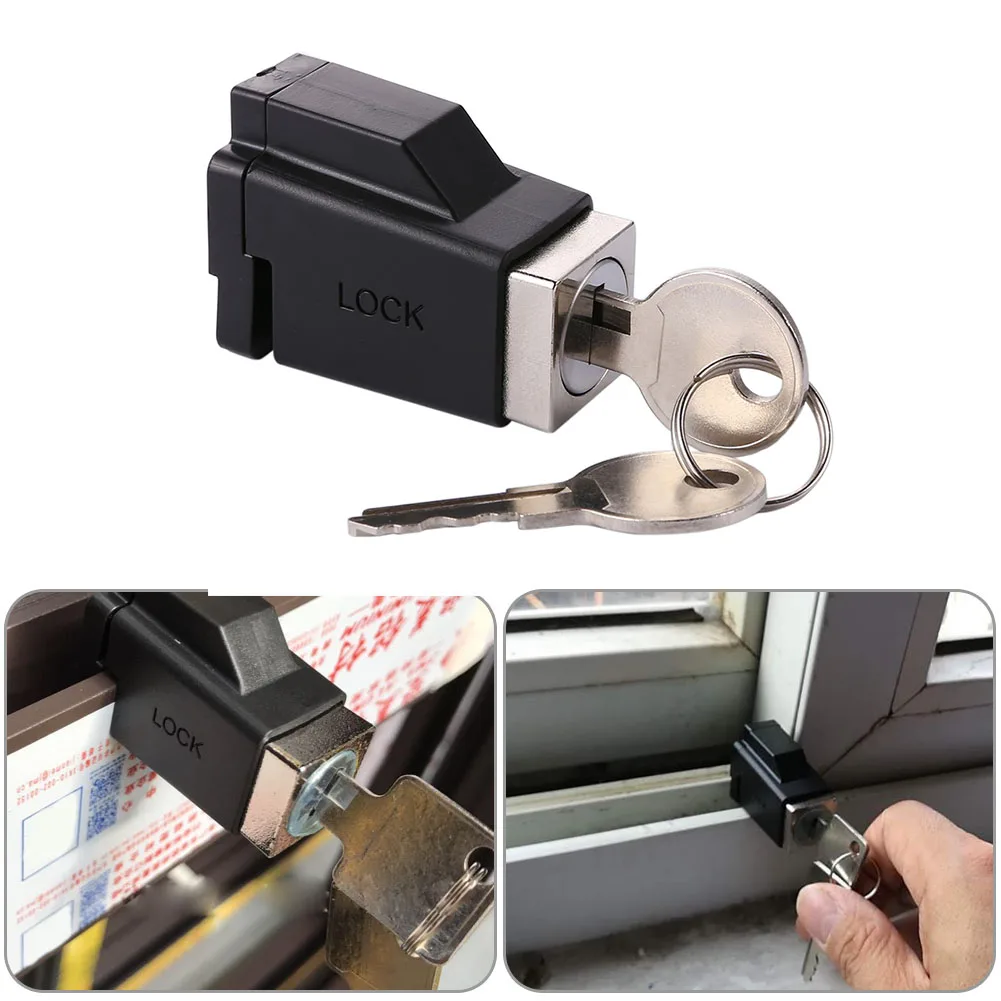 Sliding Window Locks Security Up And Down Window - Glass