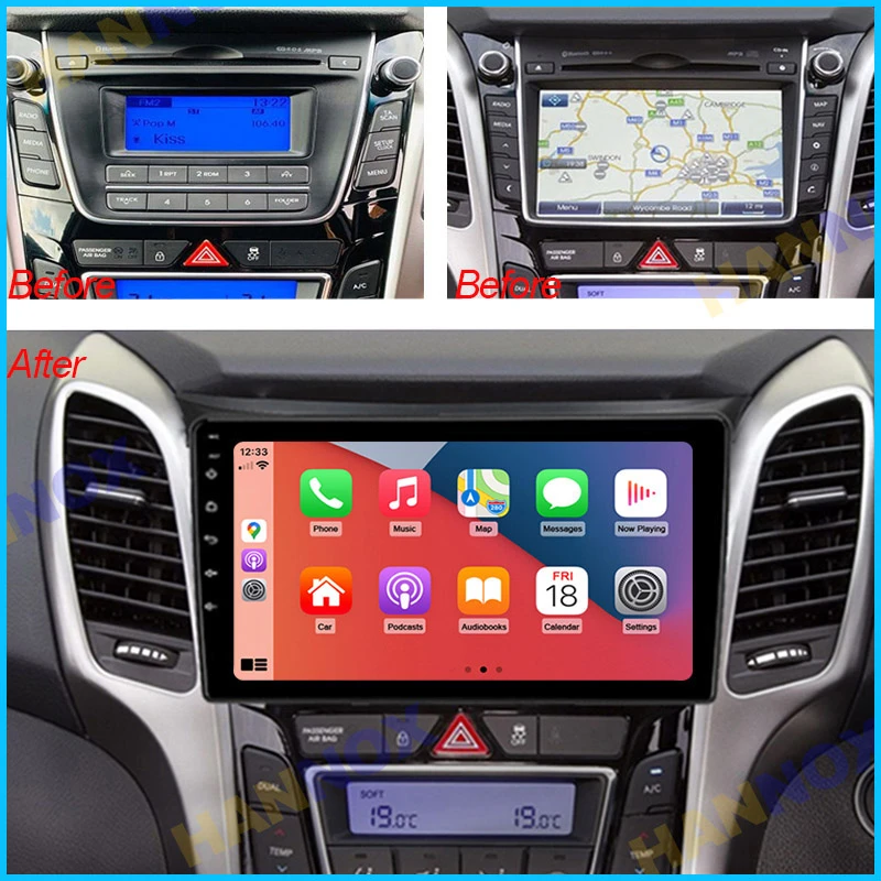 9inch Car Radio Multimedia Monitor Player For Hyundai I30 Ii 2 Gd 2011