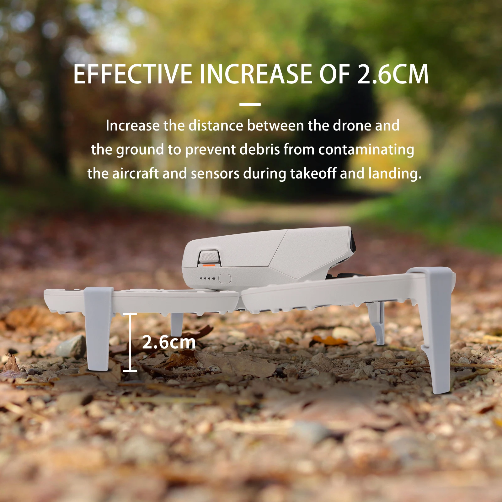 Enhanced Heighten Landing Gear Kit - Protector and Tripod Stand Legs Support