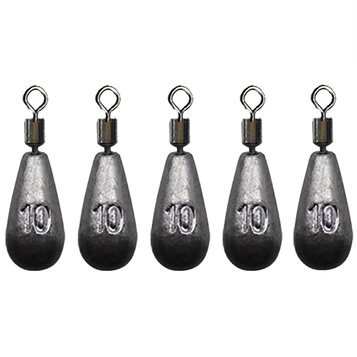 5pcslotFishingWeightsSinkers35g5g7g10g14g20gWaterDrop