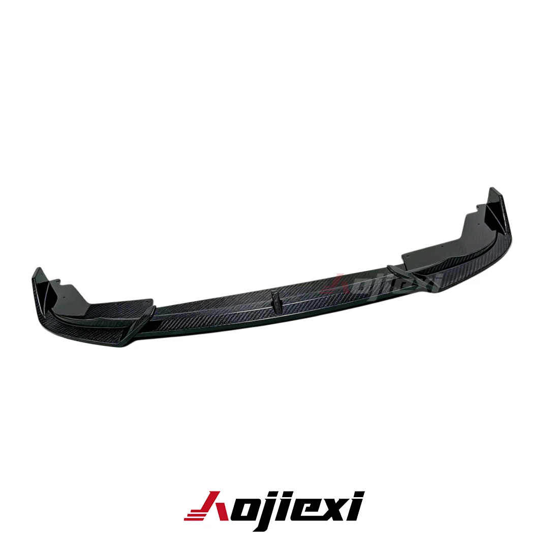 AK 스타일 리얼 카본 파이버 프론트 범퍼 립 스플리터 (BMW 3 시리즈 G20 G21 330i M340i LCI 2023-2026 G20 카본 프론트 립)