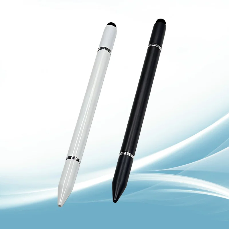 3 in 1(디스크 스타일러스 펜슬 & 볼펜 & 고무 팁) 모든 스마트폰용 범용 스타일러스 펜 드로잉 정전식 터치 스크린