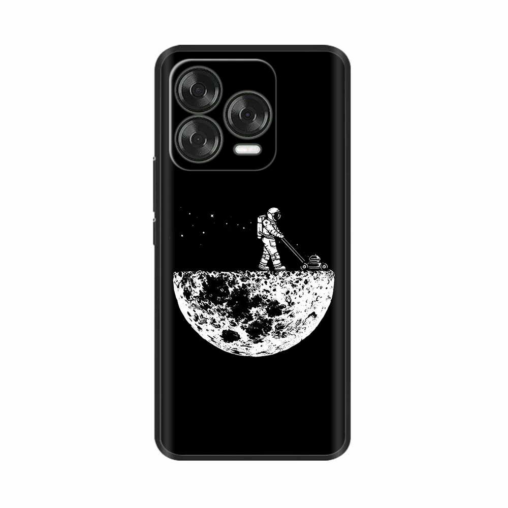 Luxury Black Silicone Back Cover - Elegant Design Case