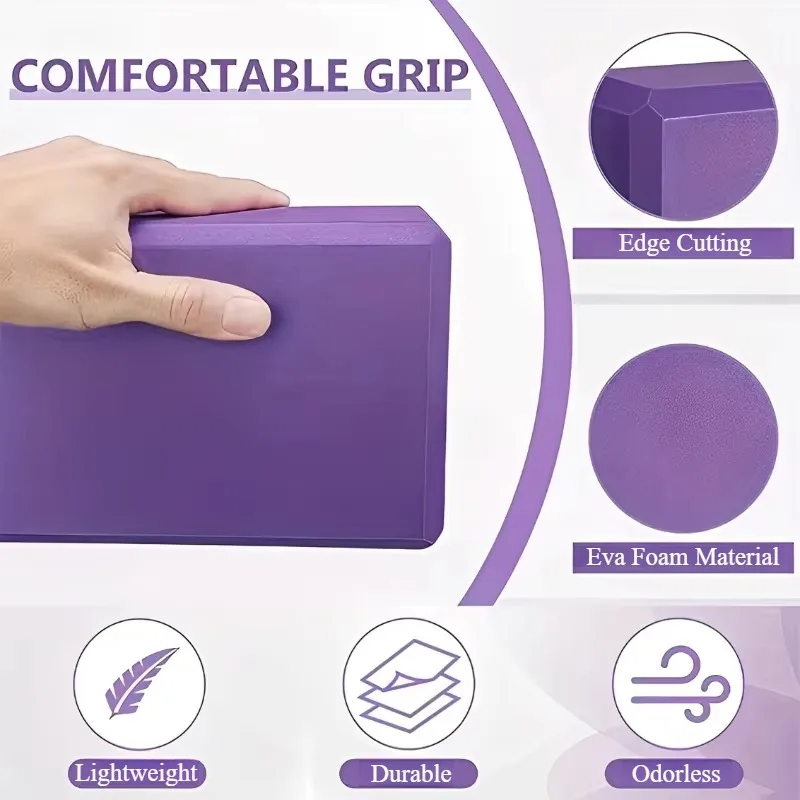 Dance Yoga Blocks Gym Foam Brick Pilates Training Exercise Fitness Bolster Pillow Cushion Stretching Body Shaping Building Cubes yoga blocks